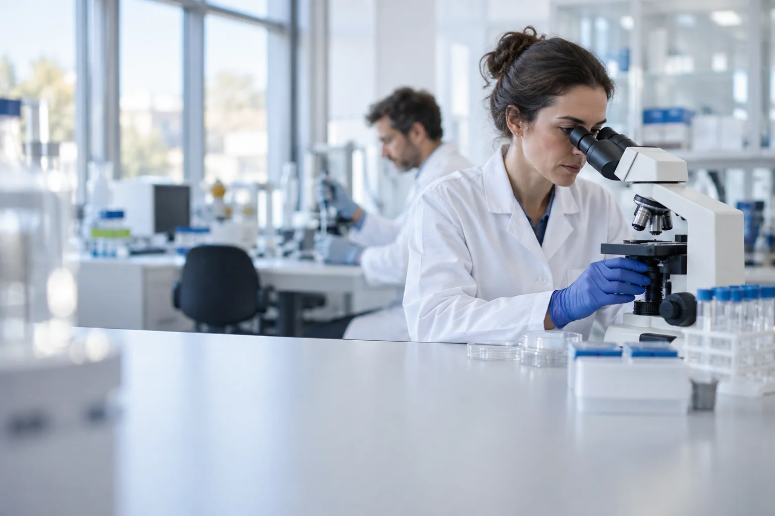 Imagen ilustrativa de un laboratorio médico